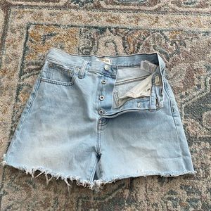 Madewell Mom Jean Shorts
